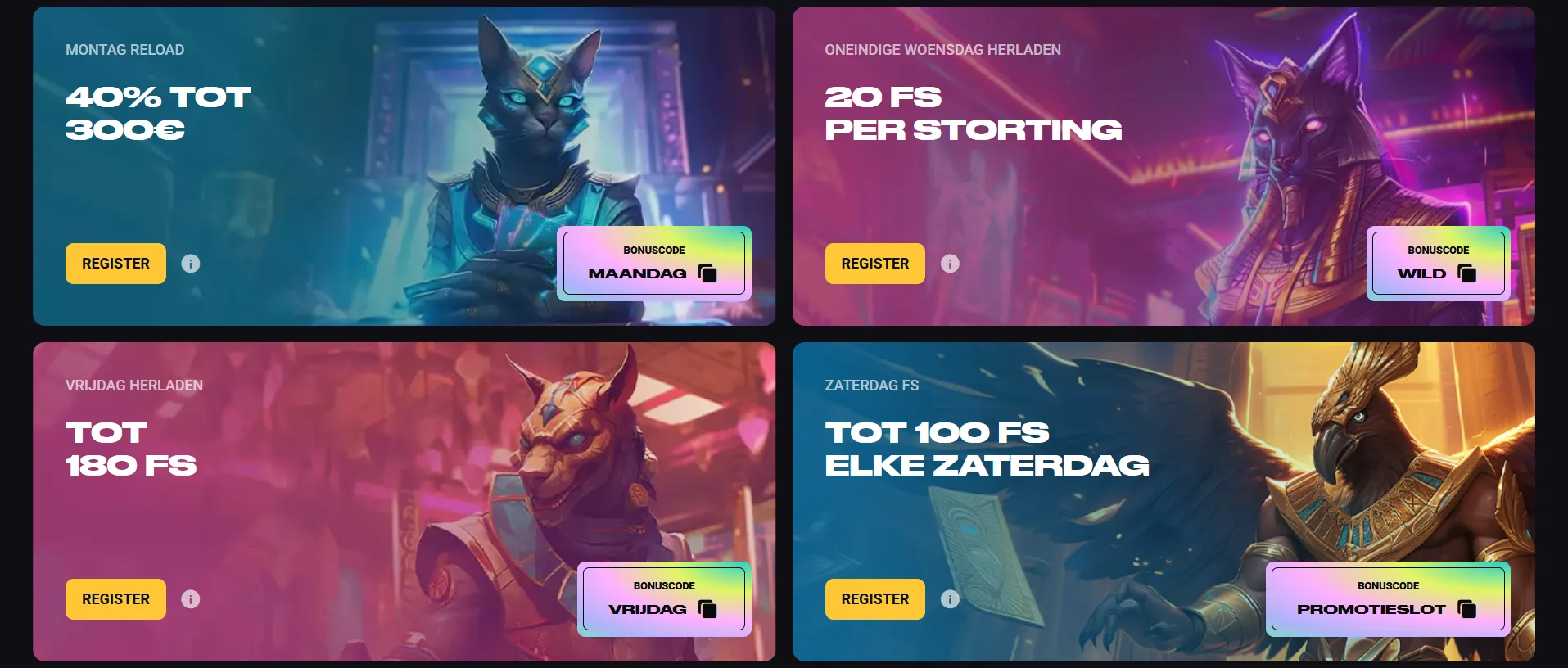 Amon Bet Casino topaanbiedingen elke week
